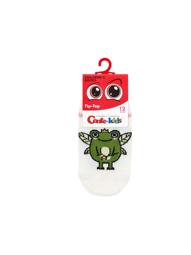 Children's socks CONTE-KIDS TIP-TOP, s.12, 1017 milky - 3