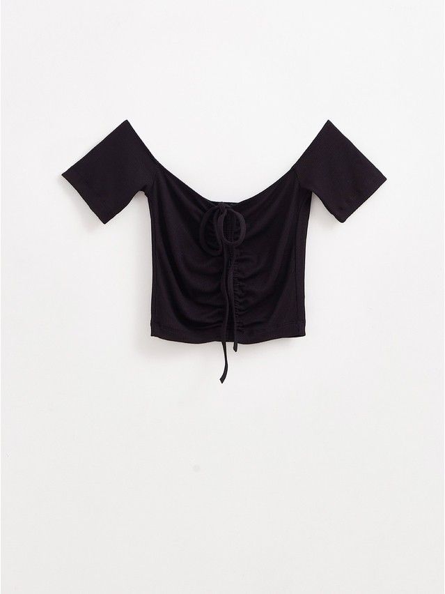 Women's polo neck shirt CONTE ELEGANT LD 2632, s.170-92, black - 7