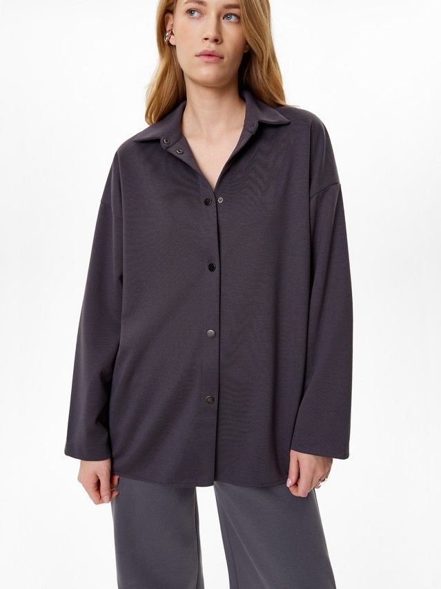 Women's shirt CONTE LRU 3217, s.170-84-90, graphite - 3