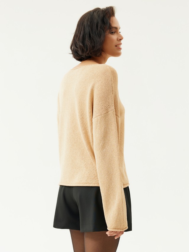 Women's pullover CONTE LDK25162, s.170-84, beige - 4