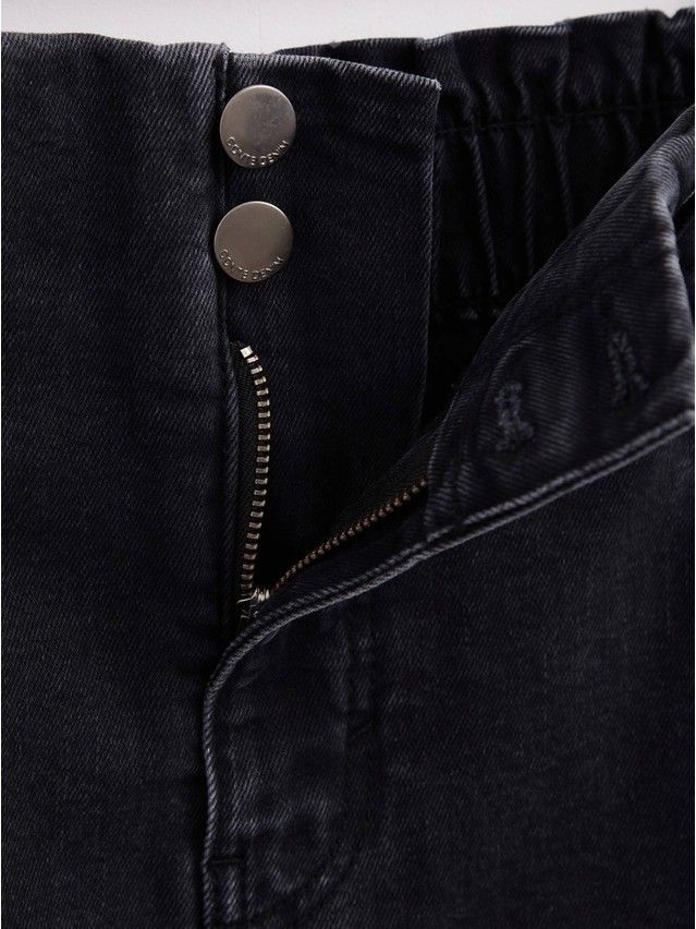 Denim skirt CONTE ELEGANT CON-424, s.170-86, washed black - 11
