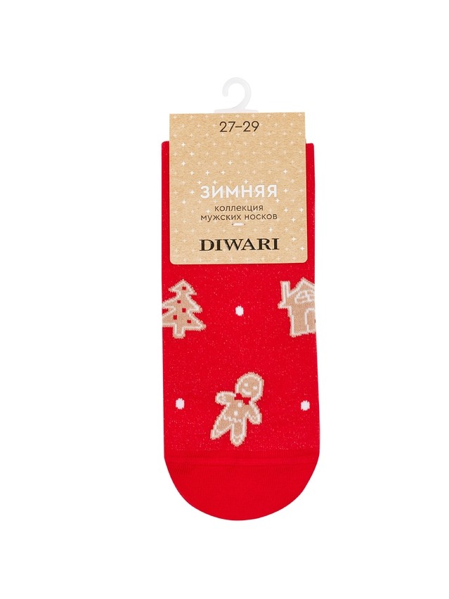 Men's socks DIWARI NEW YEAR, s.27-29, 1023 red - 4