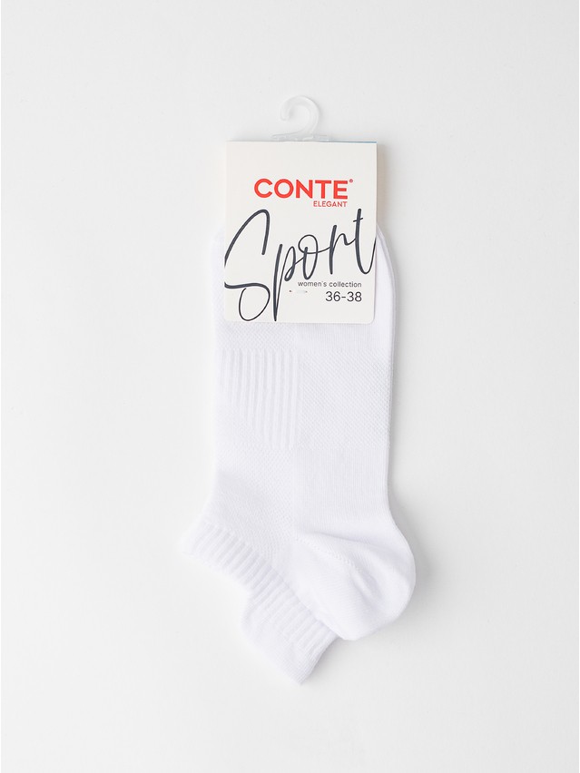 Women's socks CONTE ELEGANT SPORT, s.23-25, 1133 white - 5