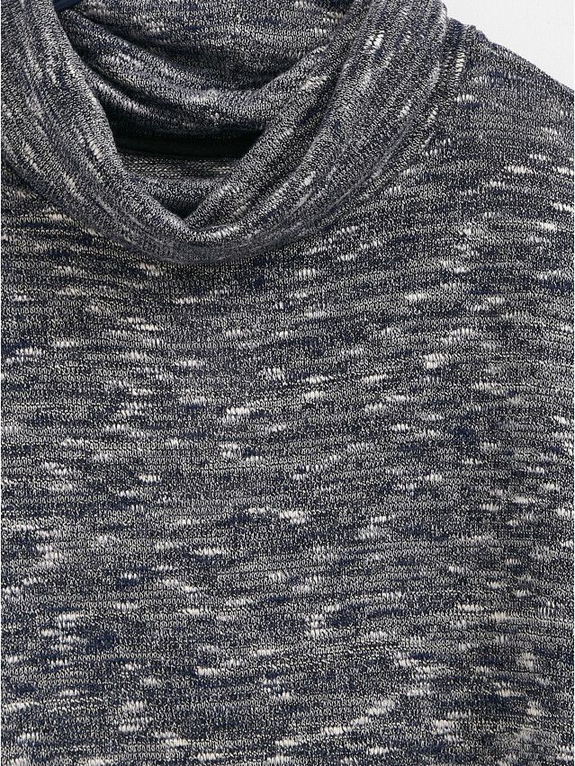 Women's polo neck shirt CONTE ELEGANT LD 687, s.158,164-100, dark blue - 4