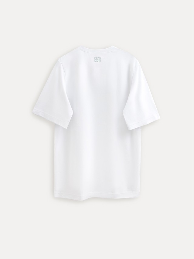 Women's polo neck shirt CONTE ELEGANT LD 3036, s.170-92, white-oysters - 8