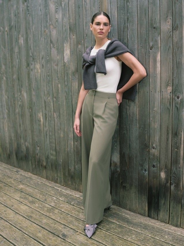 Women's trousers CONTE LBK 3258, s.170-84-90, khaki - 1