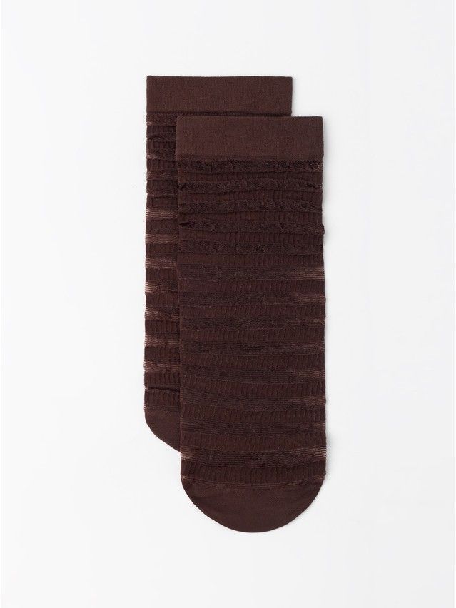 Women's socks CONTE ELEGANT FANTASY, s.23-25, chocolate - 4