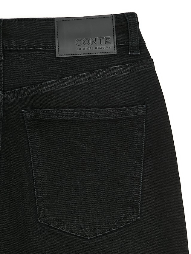 Women's jeans CONTE CON-809, s.164-90, washed black - 8