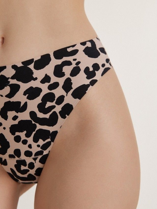 Women's panties CONTE ELEGANT INVISIBLE LBR 3311, s.90, latte-leopard - 2