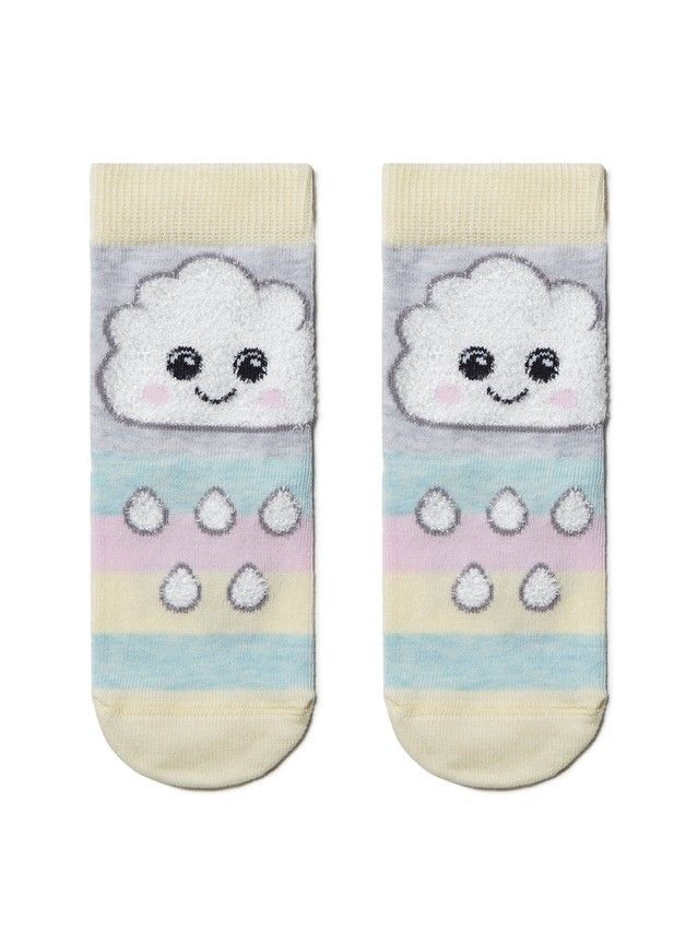 Children's socks CONTE-KIDS TIP-TOP, s.21-23, 424 light grey - 4