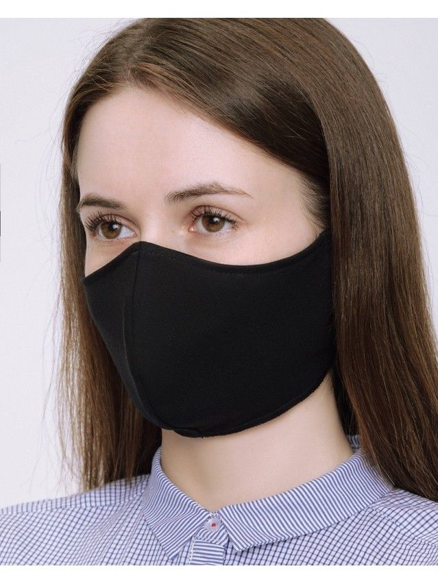 Bandage on the face F 03, size 15 x 23, black - 2