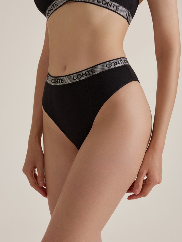 Women's panties CONTE ELEGANT BODY TOUCH LBR 3196, s.90, black - 3