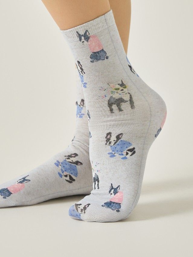 Women's socks CONTE ELEGANT FANTASY, s.23-25, 736 grey - 2