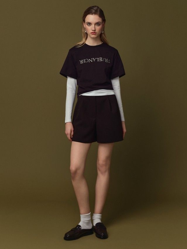 Women's polo neck shirt CONTE ELEGANT LD 3029, s.170-92, black-freelancer - 1