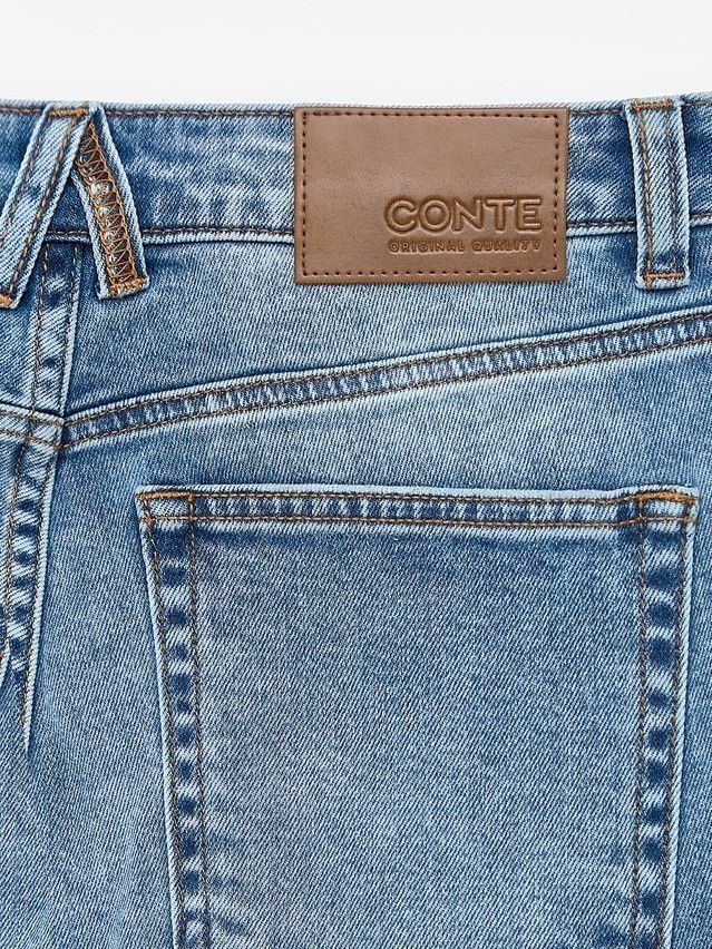 Denim trousers CONTE ELEGANT CON-749, s.170-102, light blue - 11
