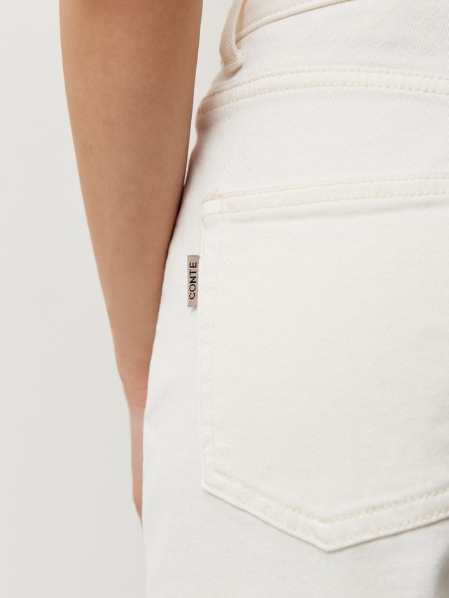Women's jeans CONTE CON-993, s.164-90, off white - 5