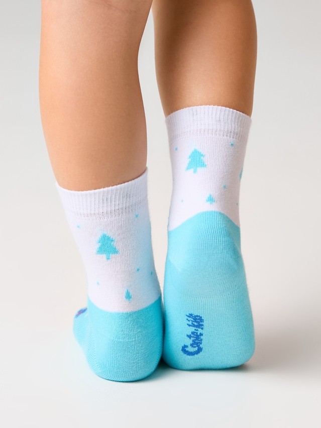 Children's socks CONTE-KIDS NEW YEAR, s.16-18, 1025 turquoise - 2