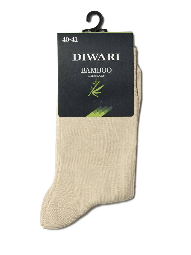 Men's socks DiWaRi BAMBOO, s. 40-41, 000 beige - 2