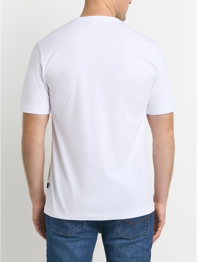 Men's polo neck shirt DIWARI BASIC MEN MD 4027, s.176,182-92, white - 2