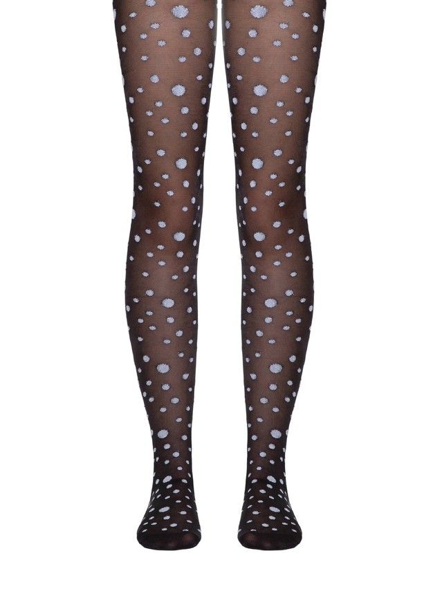 Children's polyamide tights CONTE ELEGANT SUNNY, s.146-152, nero - 1