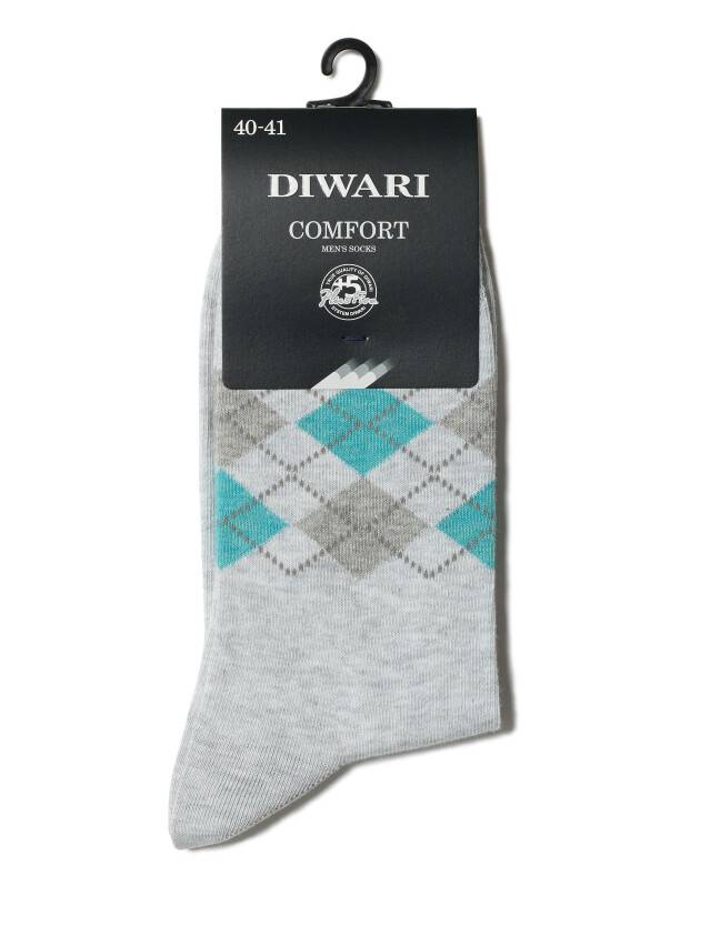 Men's socks DiWaRi COMFORT, s. 40-41, 015 light grey - 2