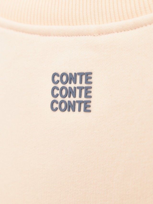 Women's polo neck shirt CONTE ELEGANT LD 2833, s.170-100, milk - 3