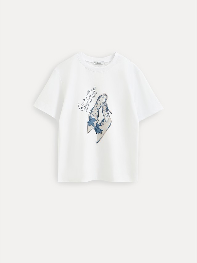 Women's polo neck shirt CONTE ELEGANT LD 3029, s.170-92, white-shoes - 6
