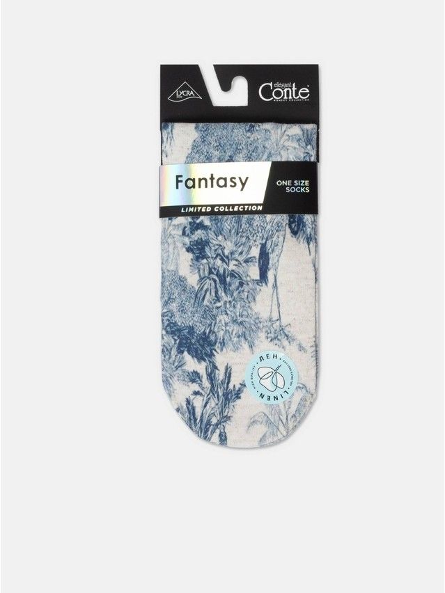 Women's socks CONTE ELEGANT FANTASY, s.23-25, 400 light denim - 6