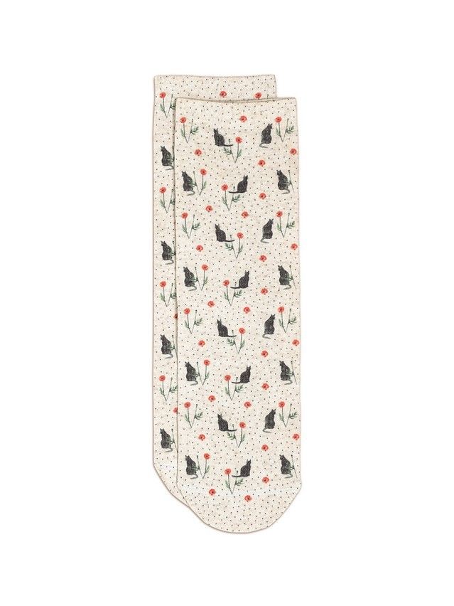 Women's socks CONTE ELEGANT FANTASY, s.23-25, 958 beige - 3