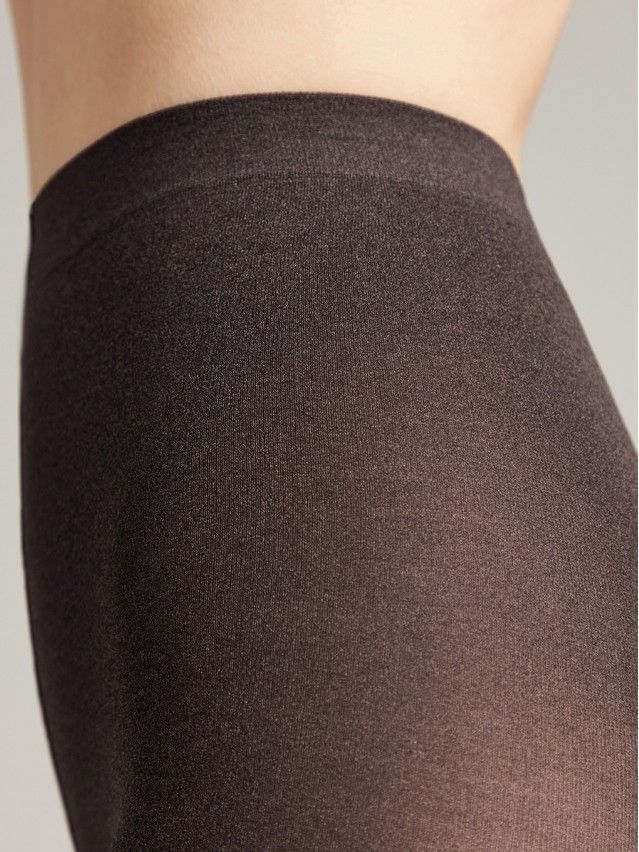 Women's tights CONTE ELEGANT TRENDY MELANGE, s.2, chocolate - 4