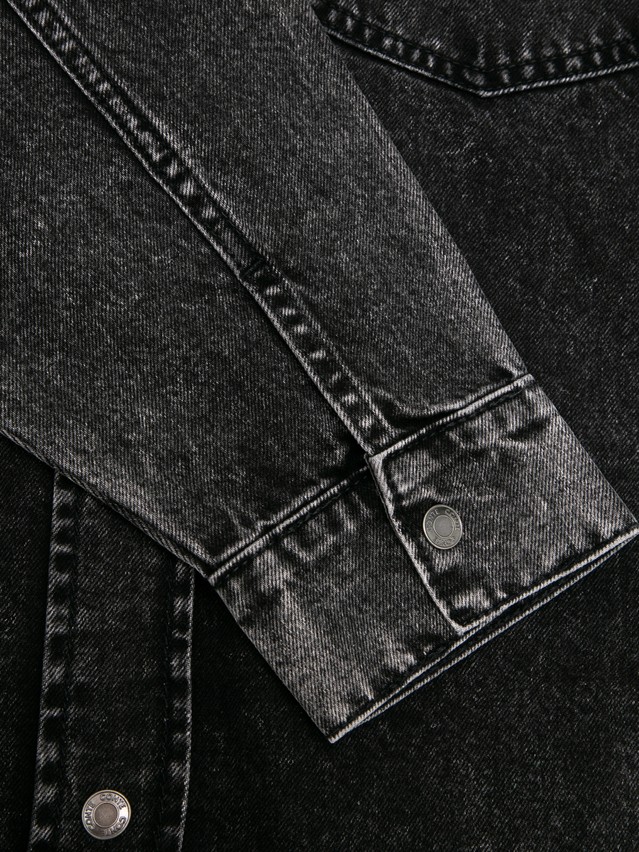 Denim windbreaker CONTE CON-984, s.170-84-90, washed black - 7