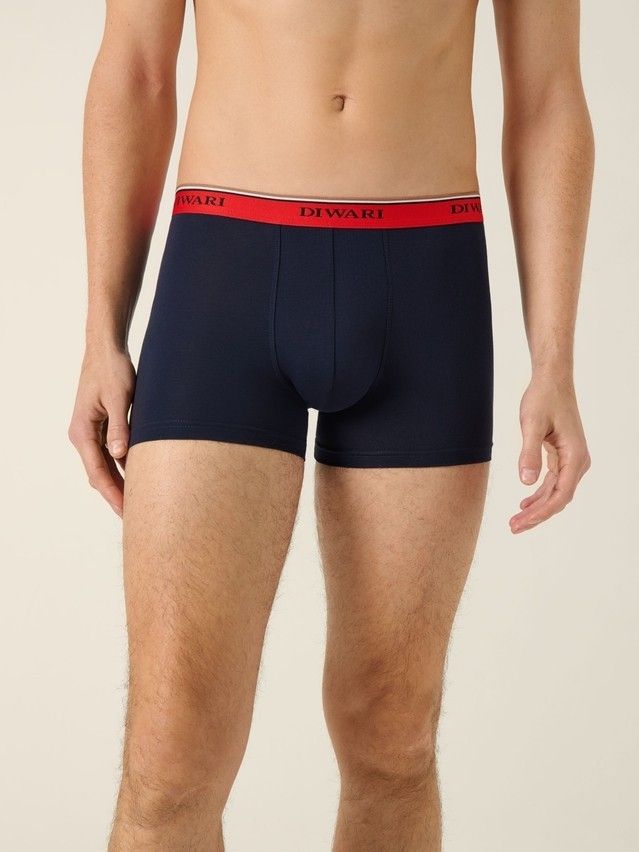 Men's underpants DIWARI PREMIUM MSH 1568, s.78,82, dark navy-red strip - 5