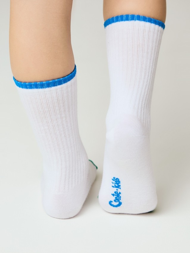 Children's socks CONTE-KIDS ACTIVE, s.16, 1021 white-blue - 3