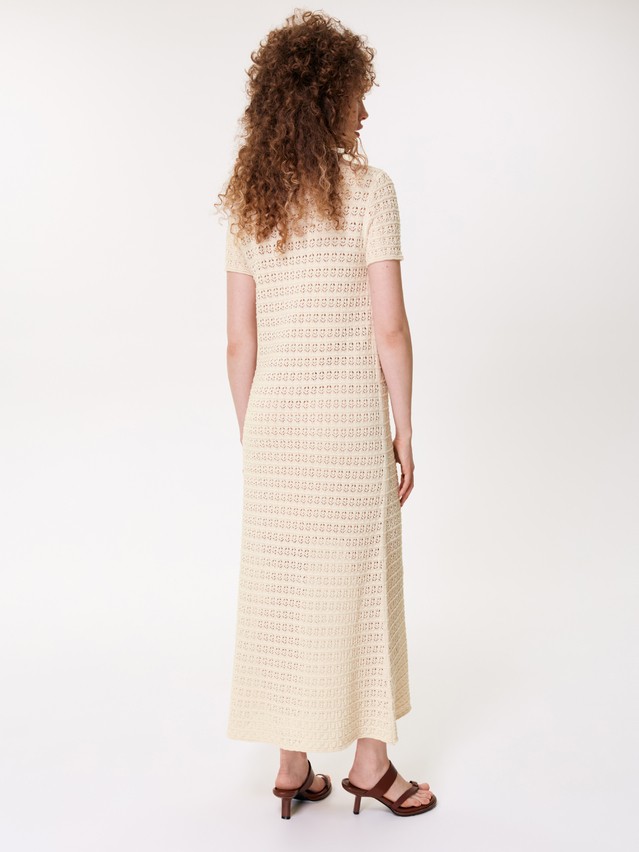 Women's dress CONTE ELEGANT LDK2571, s.170-84-90, beige - 2