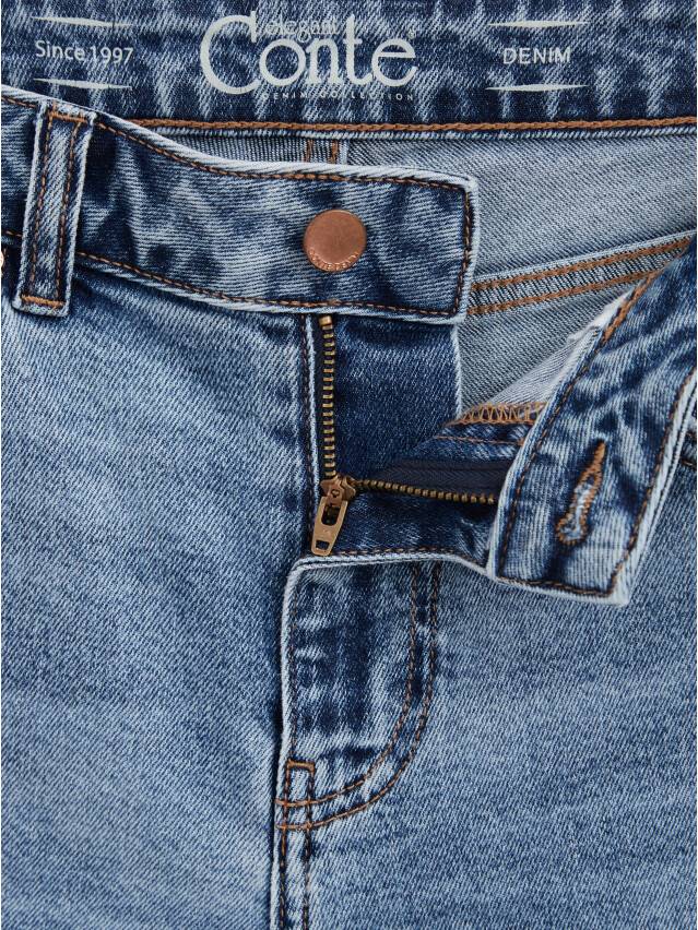 Denim trousers CONTE ELEGANT CON-400, s.170-102, light blue - 6