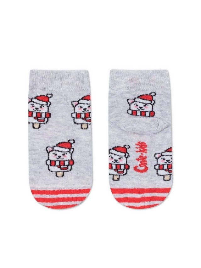 Children's socks CONTE-KIDS NEW YEAR, s.20-23, 951 light grey - 5