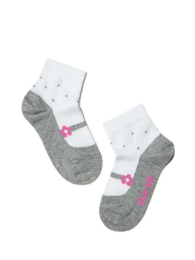 Children's socks CONTE-KIDS TIP-TOP, s.18-20, 255 white-grey - 1