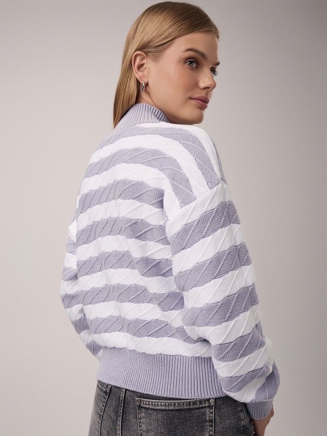 Women's pullover CONTE ELEGANT LDK2399, s.170-84, gray-white - 3