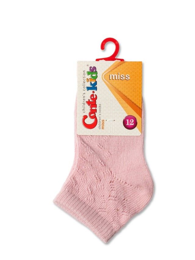 Children's socks CONTE-KIDS MISS, s.24-26, 112 light pink - 2