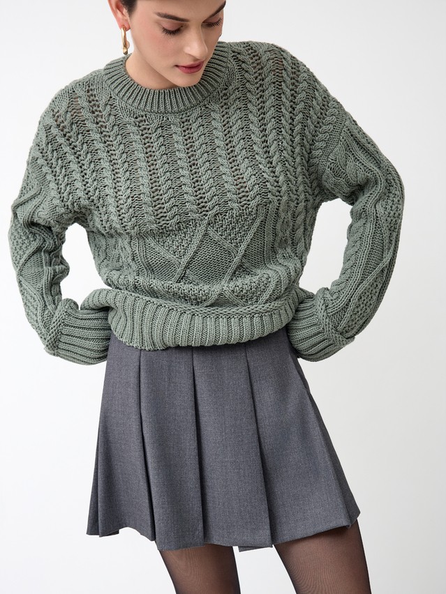 Women's skirt CONTE LU 3262, s.170-90, graphite - 6