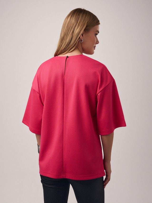 Women's polo neck shirt CONTE ELEGANT LD 2806, s.170-92, pink flash - 2