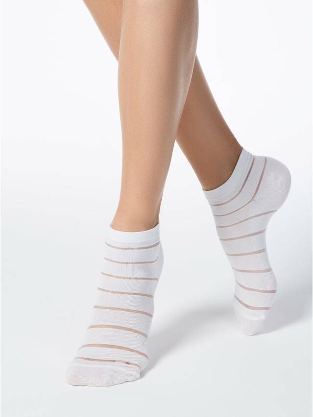 Women's socks CONTE ELEGANT FANTASY, s.23-25, bianco - 1