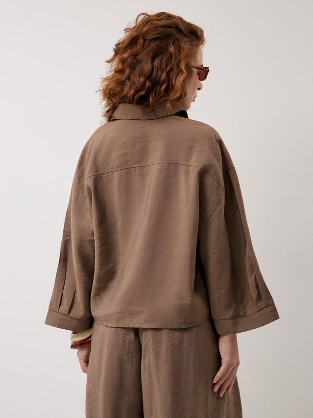 Women's shirt CONTE LRU 3423, s.170-84-90, chocolate - 7