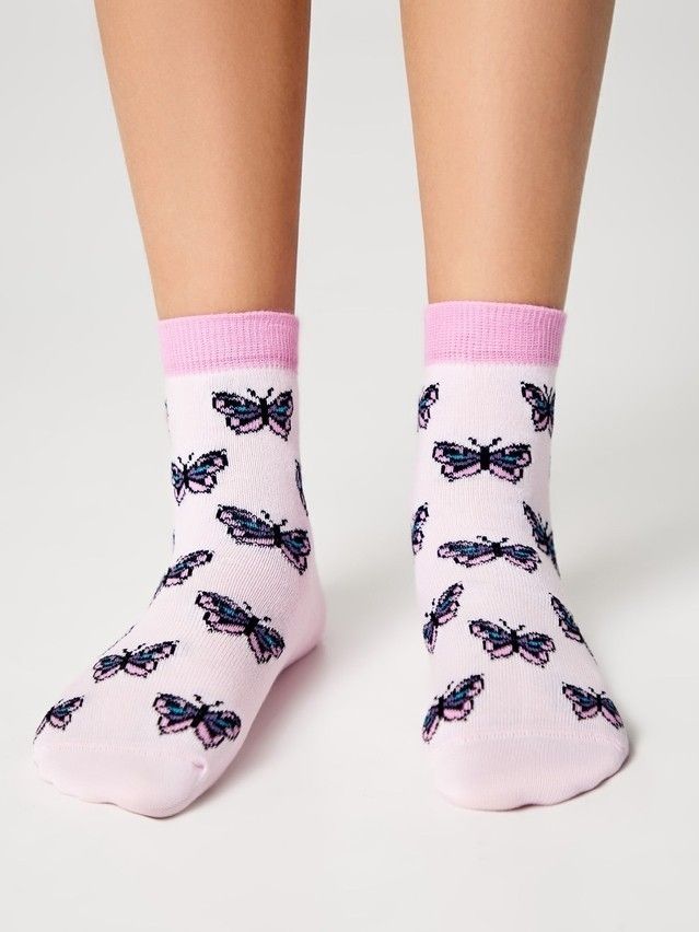 Children's socks CONTE-KIDS TIP-TOP, s.24-26, 408 light pink - 1