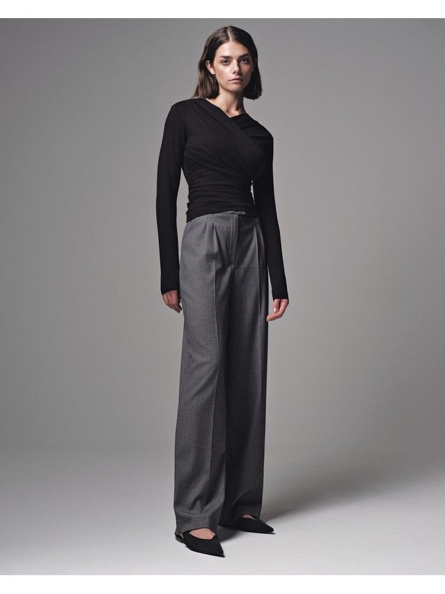 Women's polo neck shirt CONTE LD 3298, s.170-84, black - 5