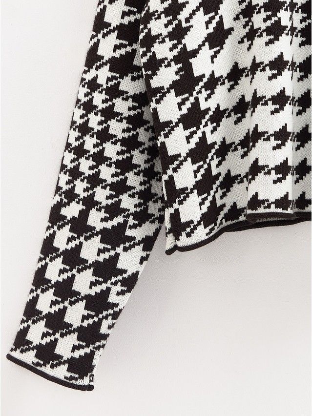 Women's pullover CONTE ELEGANT LDK23103, s.170-84, black-white - 7