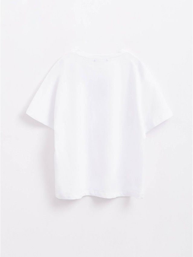 Women's polo neck shirt CONTE ELEGANT LD 1649, s.170-100, white-blue - 3