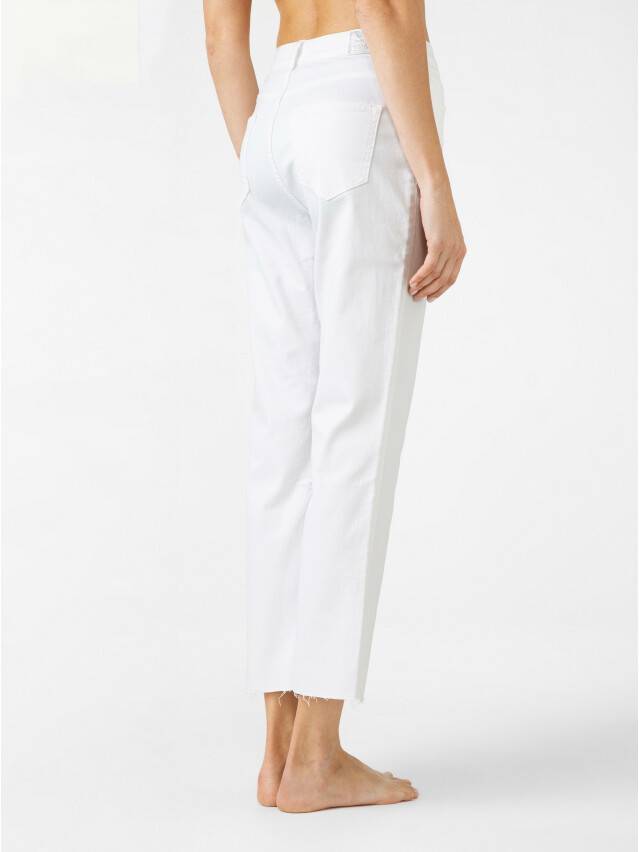 Denim trousers CONTE ELEGANT CON-316, s.170-102, white - 6