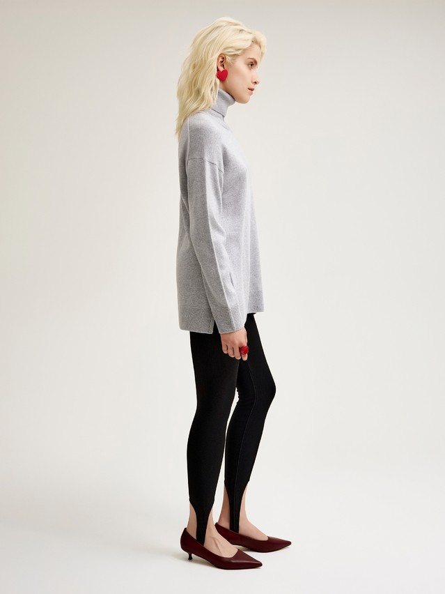 Women's pullover CONTE ELEGANT LDK24109, s.170-84, dark gray melange - 4