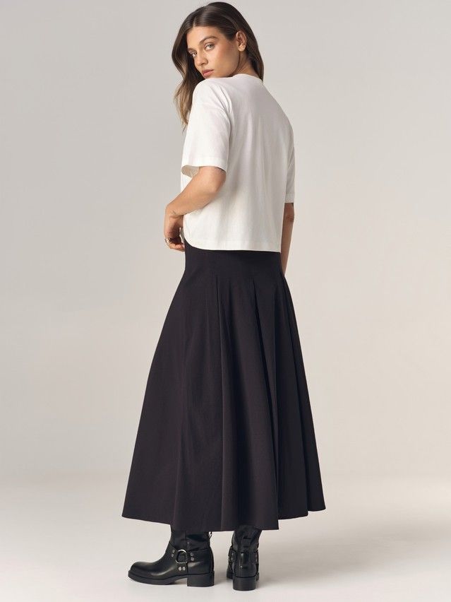 Women's polo neck shirt CONTE LD 3469, s.170-88, milk-sunflower - 4